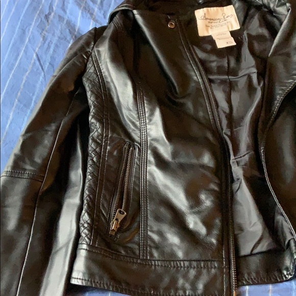 All Black Leather Jacket. - Picture 2 of 8
